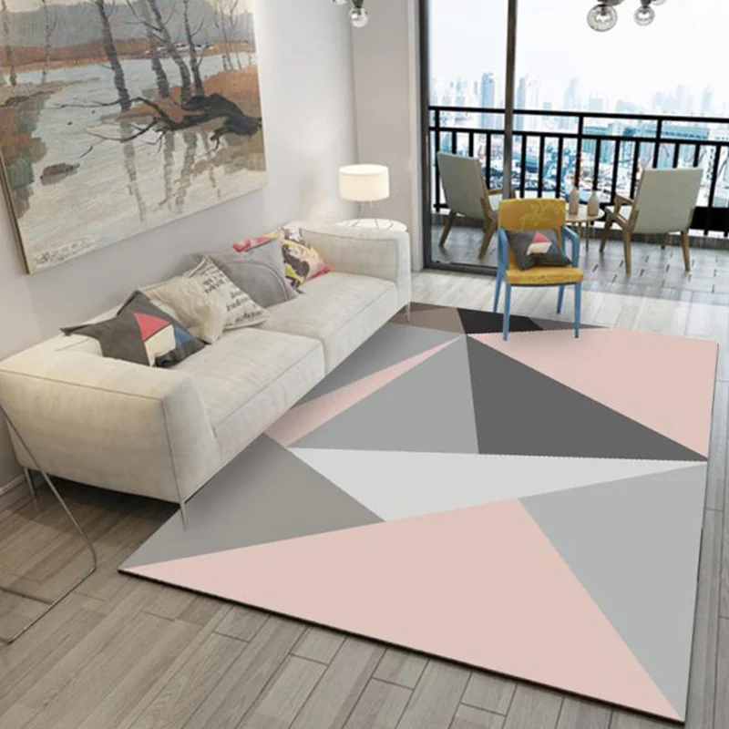 Ковер для гостиной современный модный Декор моющийся напольный коврик отдыха