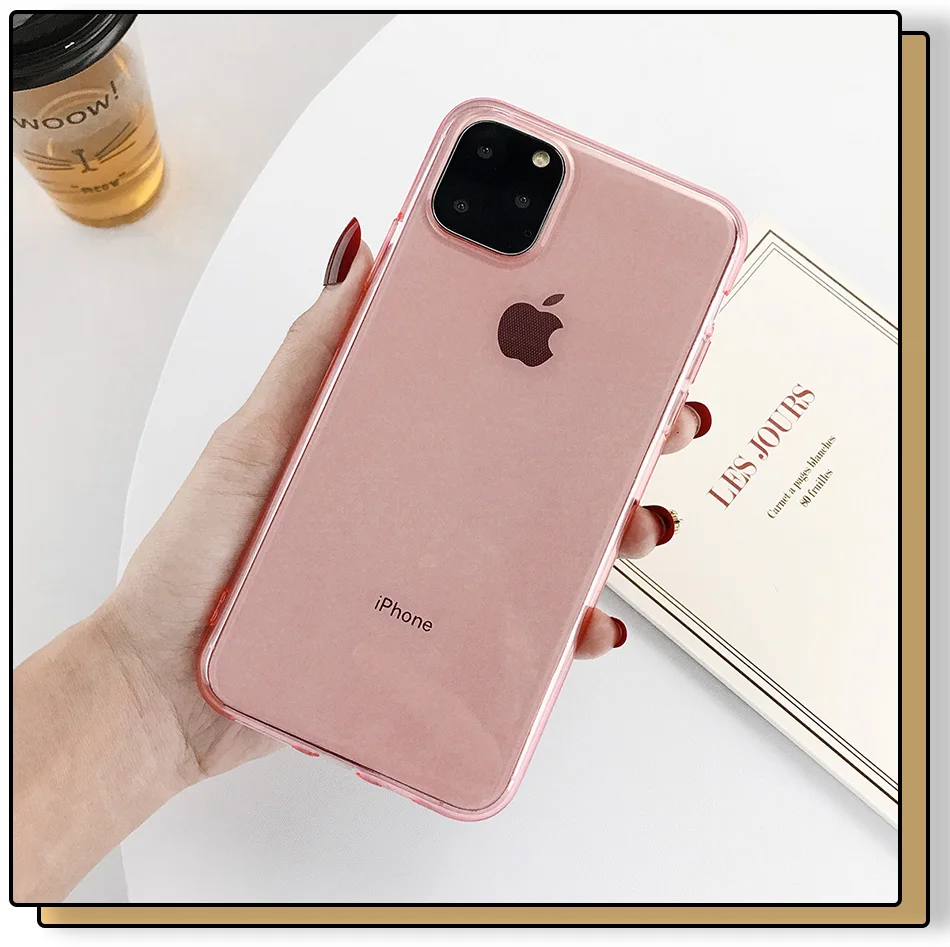 KJOEW чехол для телефона для iPhone 11 Pro Max X XS XR Xs Max transapent Мягкий ТПУ силиконовый чехол для iPhone 6 6s 7 8 Plus чехол s Capa