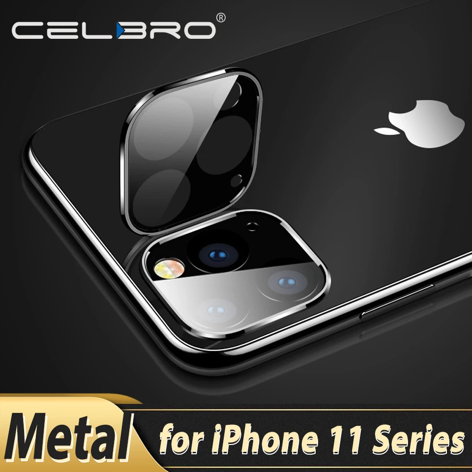 Металлическое кольцо для объектива Защитное стекло iPhone 11 Pro Max защита камеры
