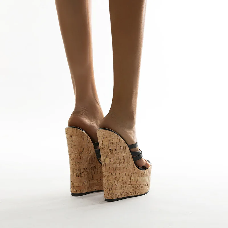 

2021 Fashion Summer Wedges Women Sandals Open Toe Lace Up Sandals Ladies Platform Wedges Sandals High Heels Shoes Size 35-42