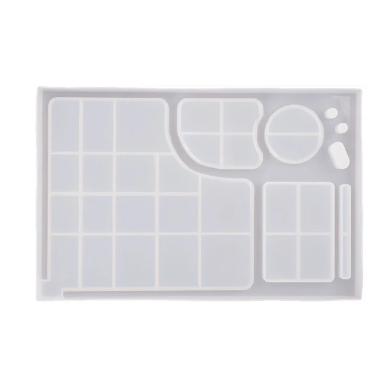 

Rolling Cigarette Tray Crystal Epoxy Resin Mold Makeup Plate Ashtray Casting Silicone Mould DIY Crafts Decorations Tool