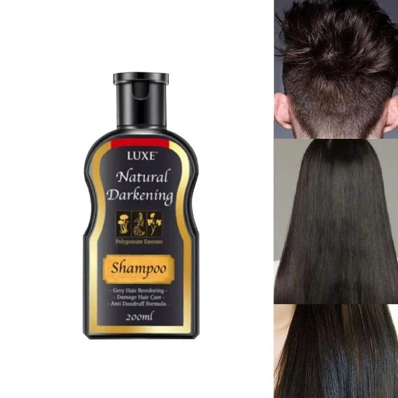 

200ml Natural Hair Color Shampoo Effective Repair Damaged Shampoo Loss Hair Treatment Hair Natural R6K6