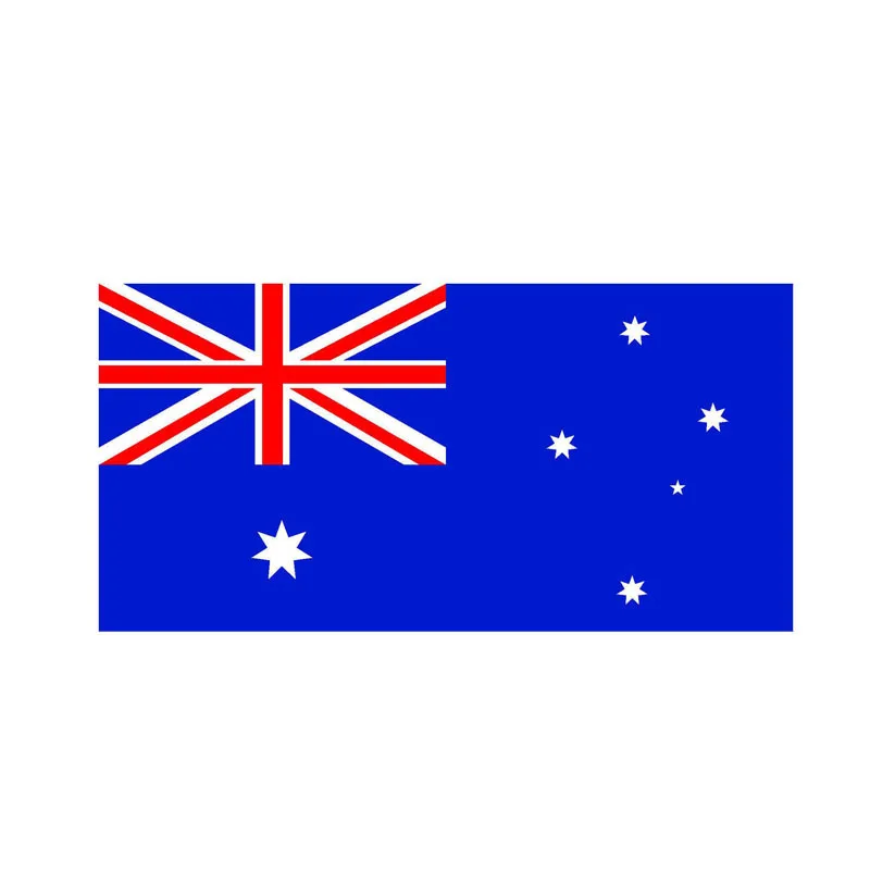 

Reflective Vinyl Cover Scratches Australian Aus National Flag Car-Sticker Decals Bumper Window Bodywork Car Interior KK16*8cm