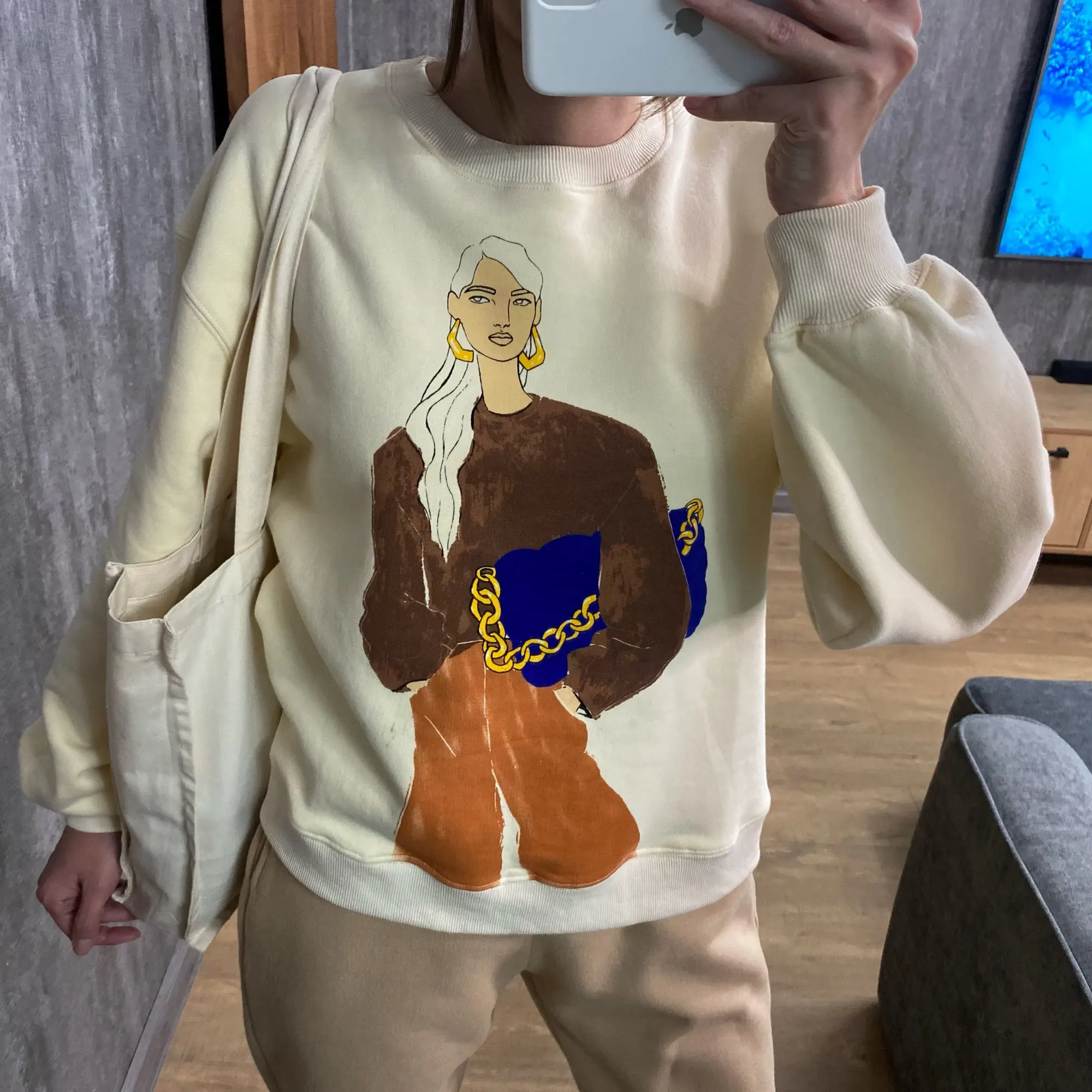 Garaouy 2023 новый весенний женский однотонный спортивный пуловер с