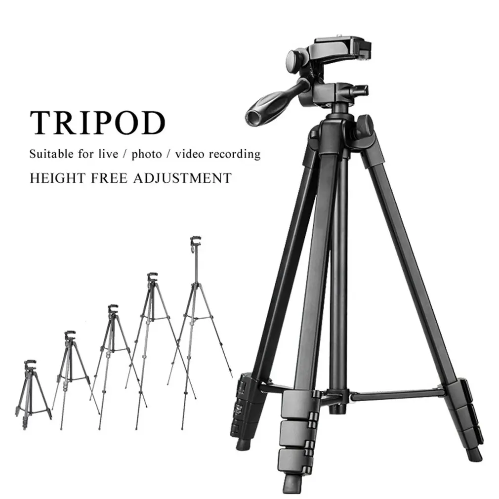 Раздвижной Штатив для телефона фотокамеры Стенд с Беспроводной селфи кольцо