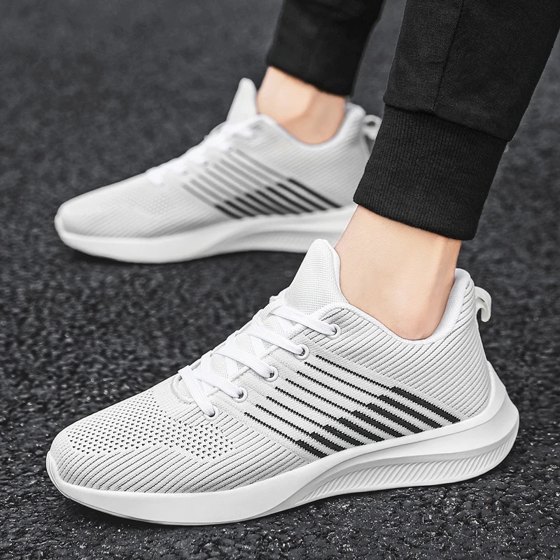

Black Casual Shoes Sneakers For Men Shoes Casual Men's Sports Fashion Mesh Summer Mens Trainers Zapatos Casuales Para Hombre