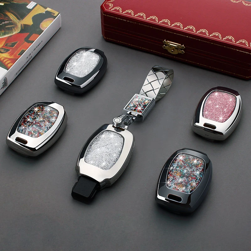 

Car Key Case Cover Fob Keychain Remote Protect Holder Suit For Mercedes Benz A B GLC CLA GLA CLS S E C Class W204 W205 W212 GLK