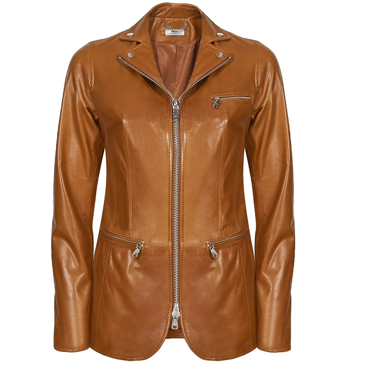 Genuine sheep leather Biker jacket Slim Fit Blazer women sports LEATHER JACKETS Spring and autumn fashion clothing Turkey