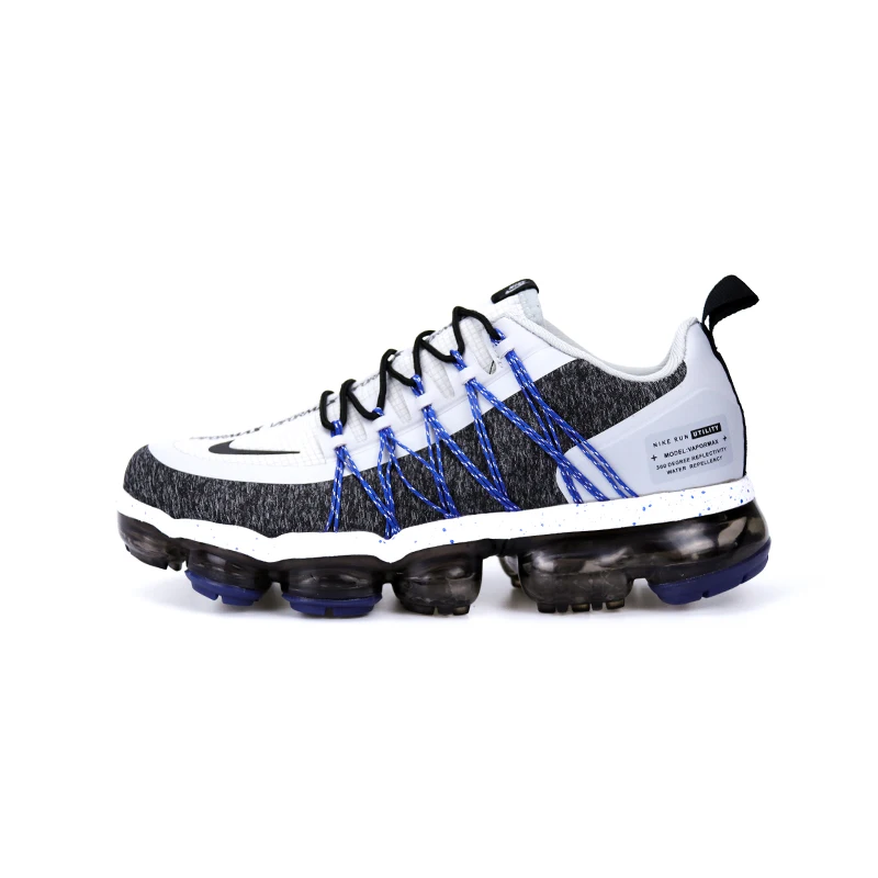 Аутентичные мужские кроссовки для бега от фирмы Nike AIR VAPORMAX; новые цветные кроссовки для бега; модная дизайнерская обувь; AQ8810 - Цвет: gray white