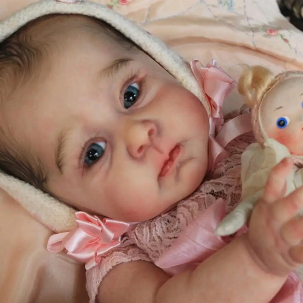 

20 Inch DIY Blank Lifelike Doll Soft Real Skin Cute Silicone Body Doll Toy Gifts Limited Edition