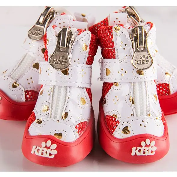 

Hot Sale Fashion Design Small Dogs Mesh Cloth Spring Cool Rubber Summer Rain Soft Cheap Teddy Waterproof Pet Shoes Dogs