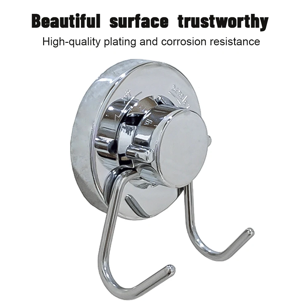 

2KG Vacuum Hook Key Holder Wall Hook Stainless Steel Key Hanger Suction Cup Hooks Kitchen Bathroom Organizer Home Accessories