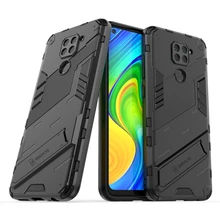 Phone Holder Case For Xiaomi Redmi Note 9 Case Bumper Hard Armor Full Cover For Redmi Note 9 9S 7 9T 9 Pro Case For Redmi Note 9