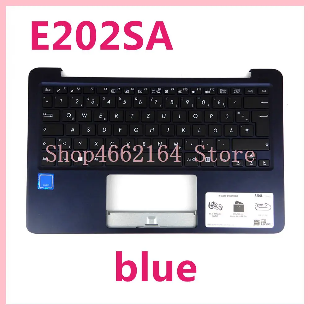 E202SA для ASUS E202S E202 двуязычная Клавиатура ноутбука рамка C чехол