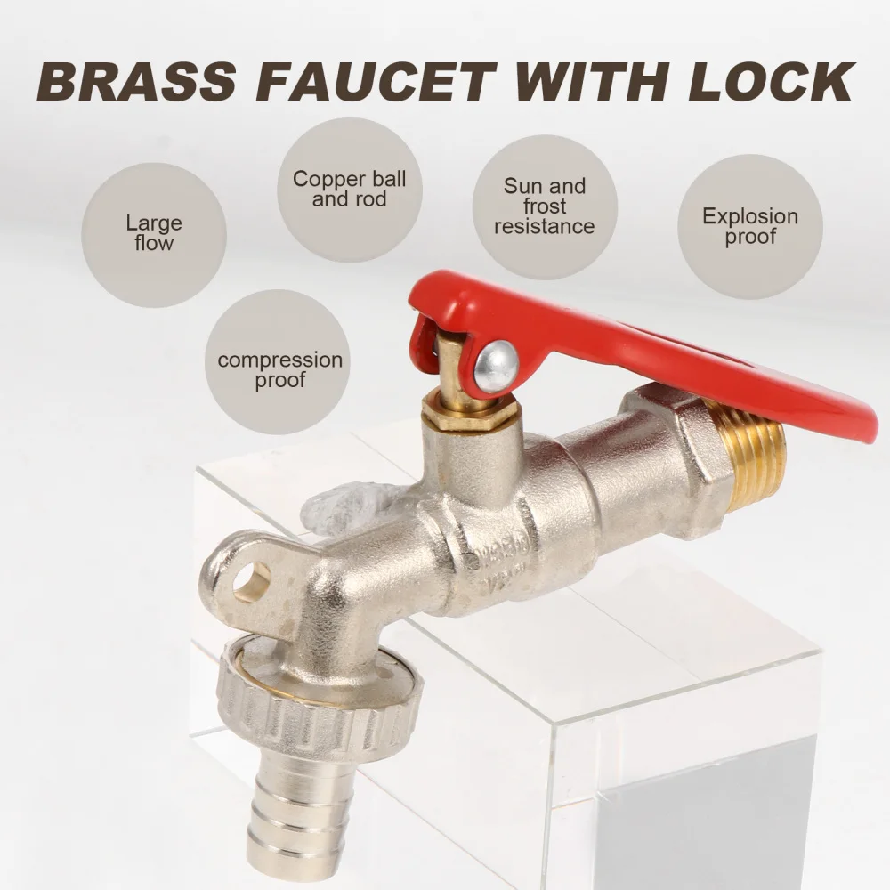 

1Pc Brass Garden Gardening Irrigation Fittings Tap Premium Water Nozzle