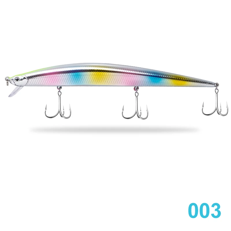 Hunthouse Tide Slim Minnow flyer175 плавающая жесткая приманка для рыбалки Морская рыбалка 175 мм 25 г/34 г ABS пластик для морской щуки - Цвет: 34g-B003