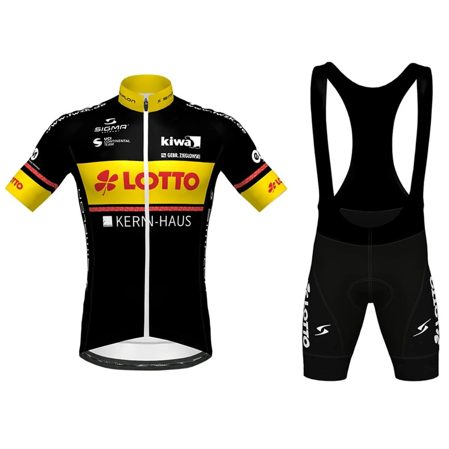 

Набор мужских велосипедных Джерси LOTTO, летние дышащие велосипедные Слюнявчики для горных велосипедов, гелевые шорты 9D, одежда, мужская одеж...