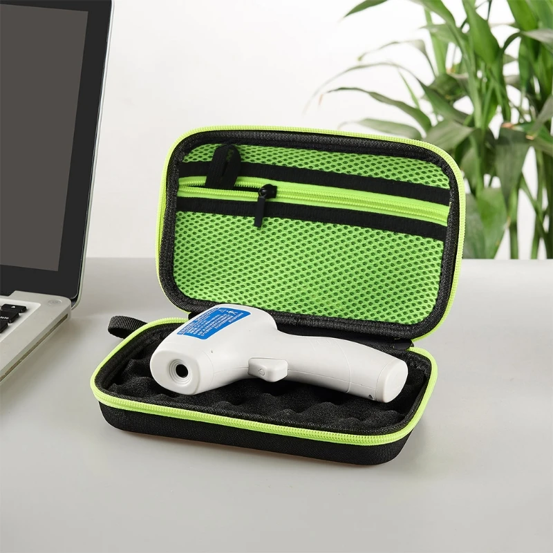 

Mini Portable Thermometer Carry Case Hard EVA Storage Bag Thermogragh Protector