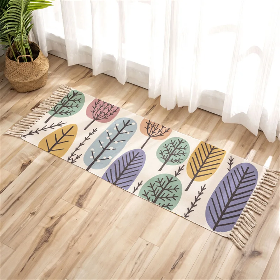 Wishstar красочный мультяшный рисунок раньше Ретро этнический стиль полосатый ковер