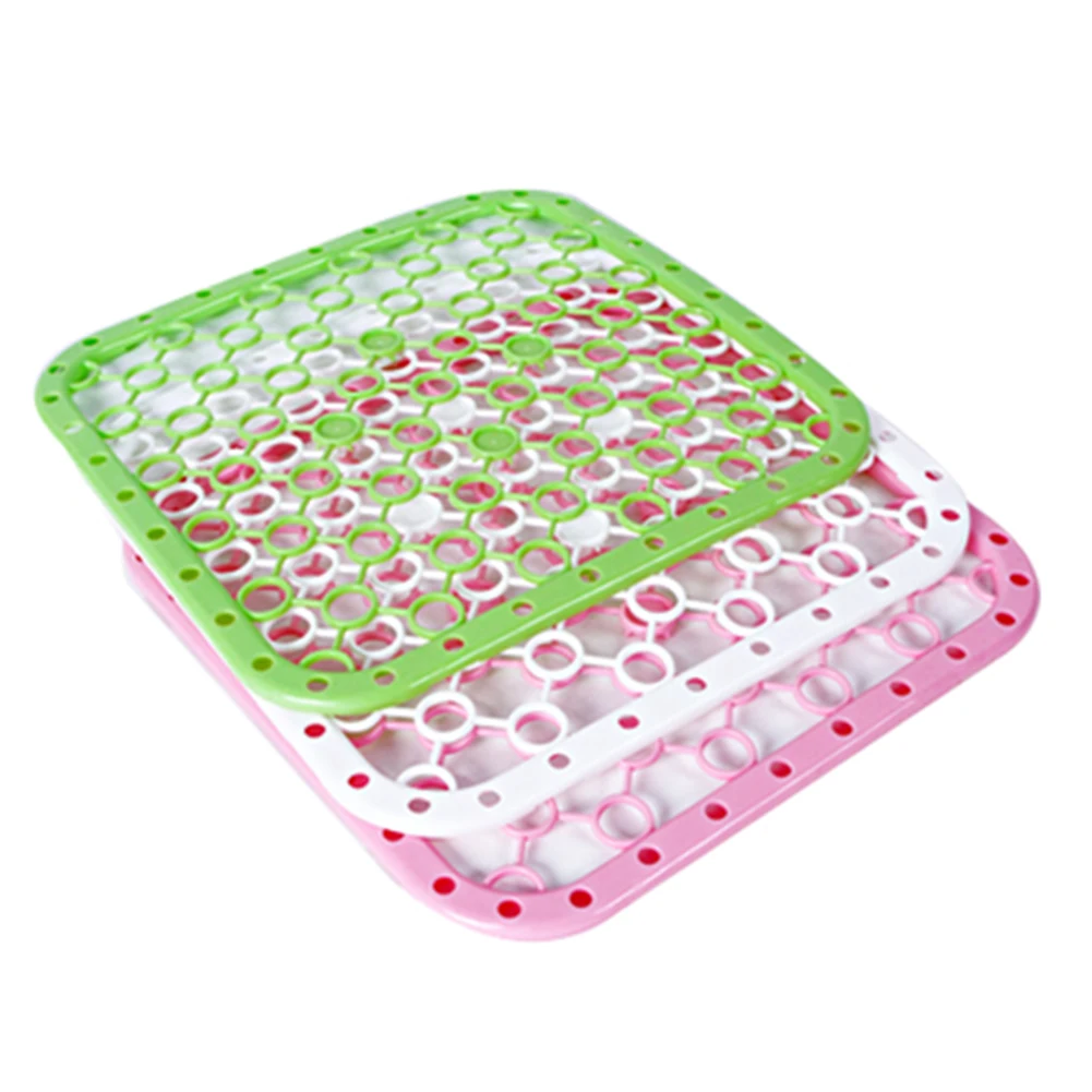 Дренажная доска квадратная практичная для посуды коврик раковины фрукты