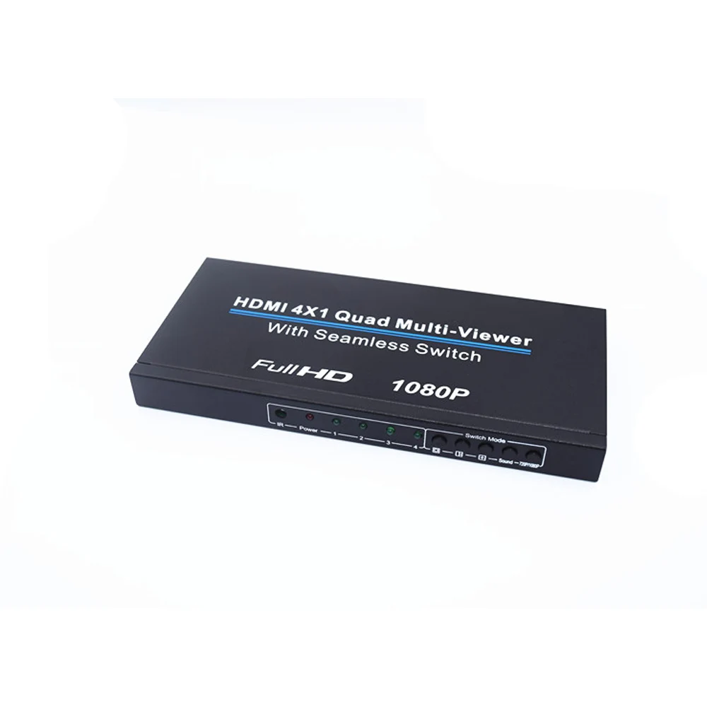 Full HD 1080P 4x1 мультипросмотр четырехъядерный HDMI совместимый ТВ видео конвертер 4