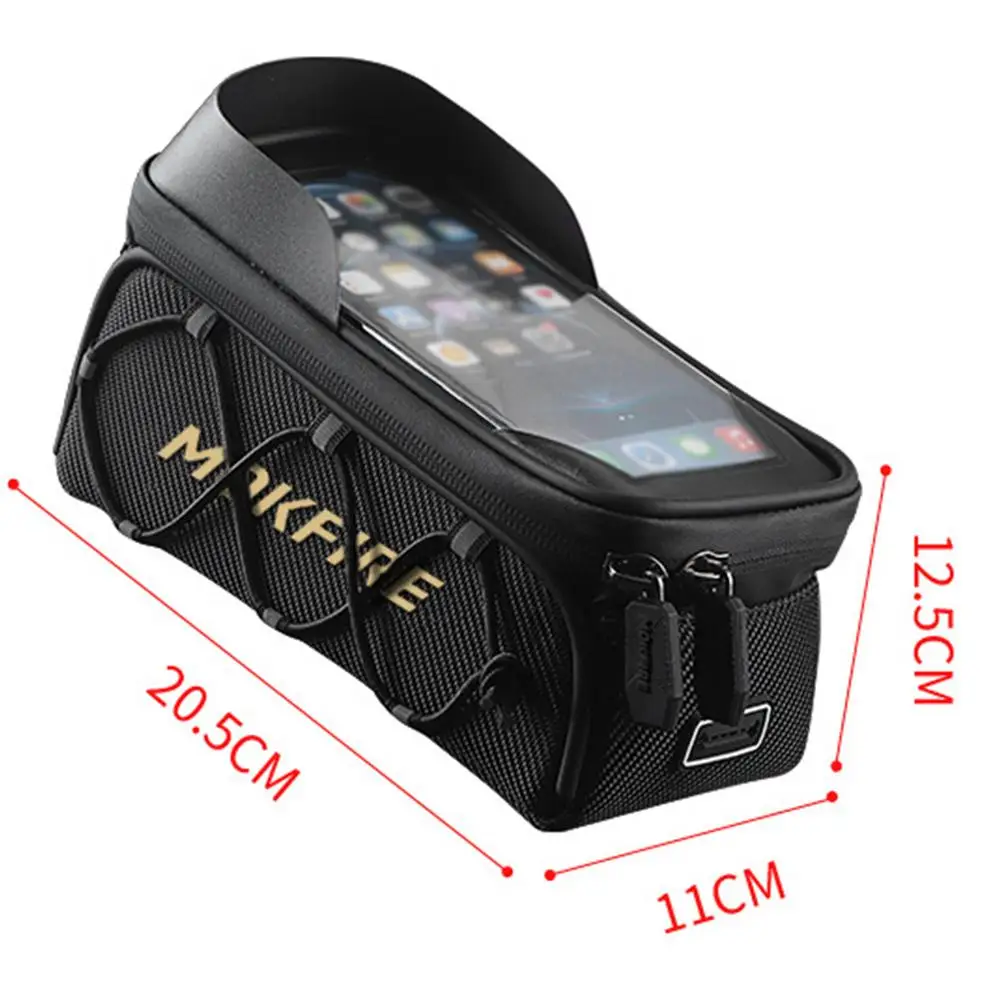 

Cycling Bike Bicycle Top Front Tube Bag Waterproof Screen Touched Top Tube Pack Frame Bag Big Capacity MTB Bicycle Accessories
