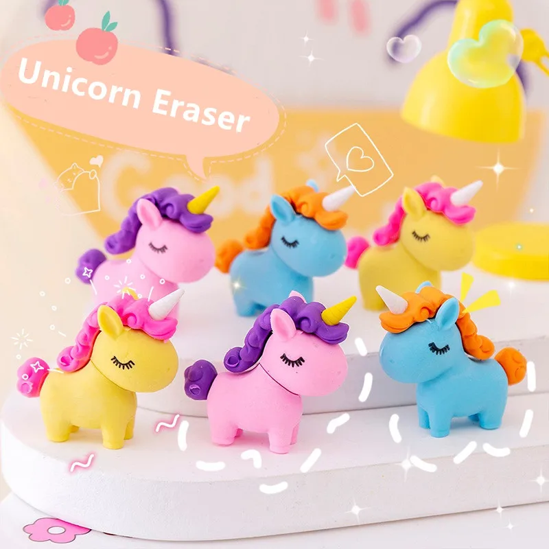 

DIY removable 3D cute eraser cartoon animal pencil eraser Children eraser prizes kawaii Rubber Student school supplies Toy gifts