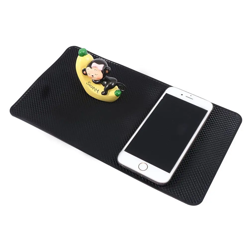 

27x15cm Black Non-slip Car Dashboard Mat Phone Coin Sunglass Tablet Skidproof Anti-slip Pad Holder