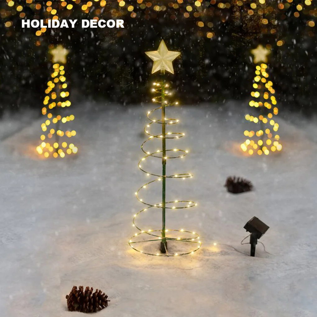 

Уличная гирлянда на солнечной батарее для рождественской елки, 50 светодиодов, 50 см