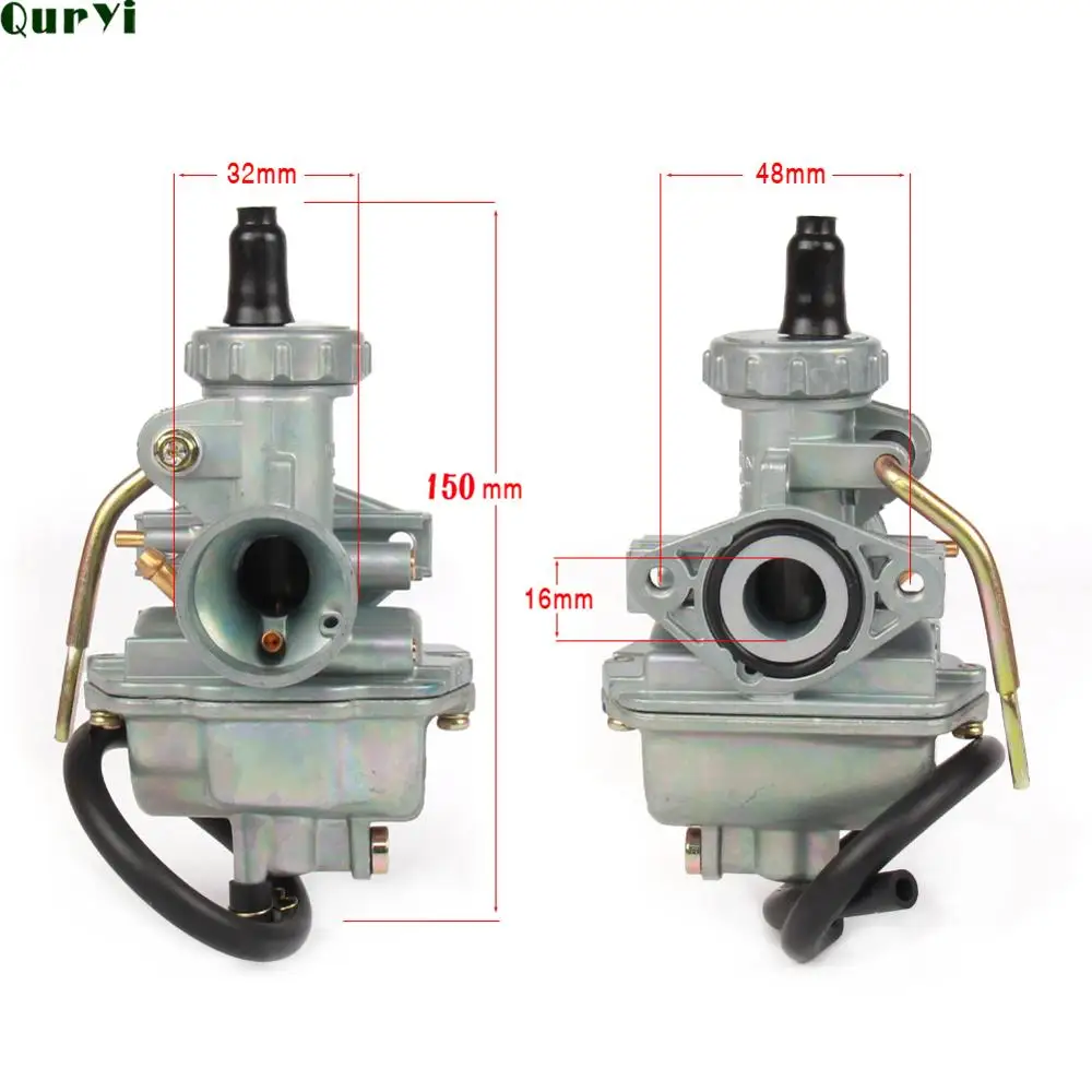 Карбюратор карбюраторный ручной PZ16 16 мм карбюратор для KEIHIN Honda Redcat 50cc 70cc 90cc ATV Quad