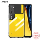 Rzants для Xiaomi POCO M3 M4 PRO Redmi Note 10 5G Чехол Защита объектива тонкая кристально прозрачная крышка двойной мягкий корпус