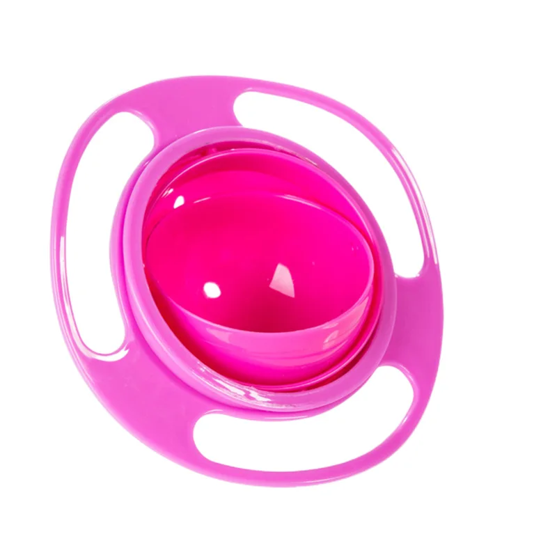 

Gyroscope Kids Bowl Baby Feeding Toy Bowl Dishes Boy Girl Spill Proof Universal Rotate Technology Funny Gift Baby Accesories