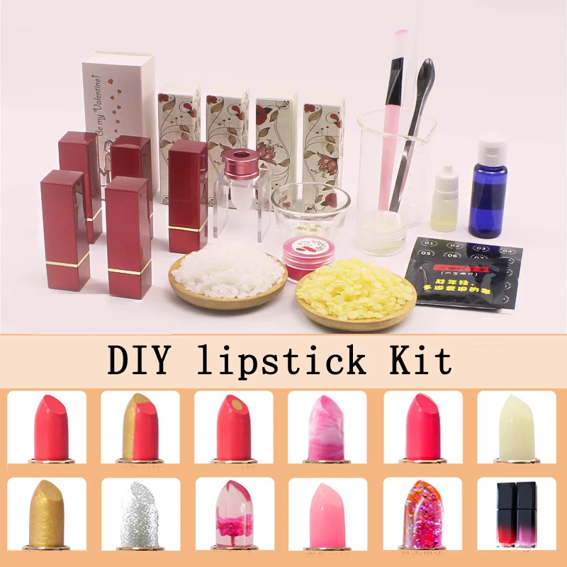 Набор губной помады 42 цвета пигментная пудра силиконовая губная помада набор