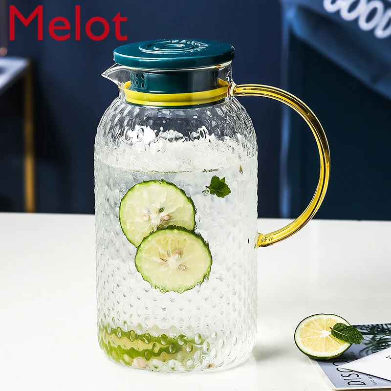 

British-Style Light Luxury Afternoon Tea Set Home Living Room Nordic-Style Glass Heating Fruit Teapot Scented Tea Cup Durable