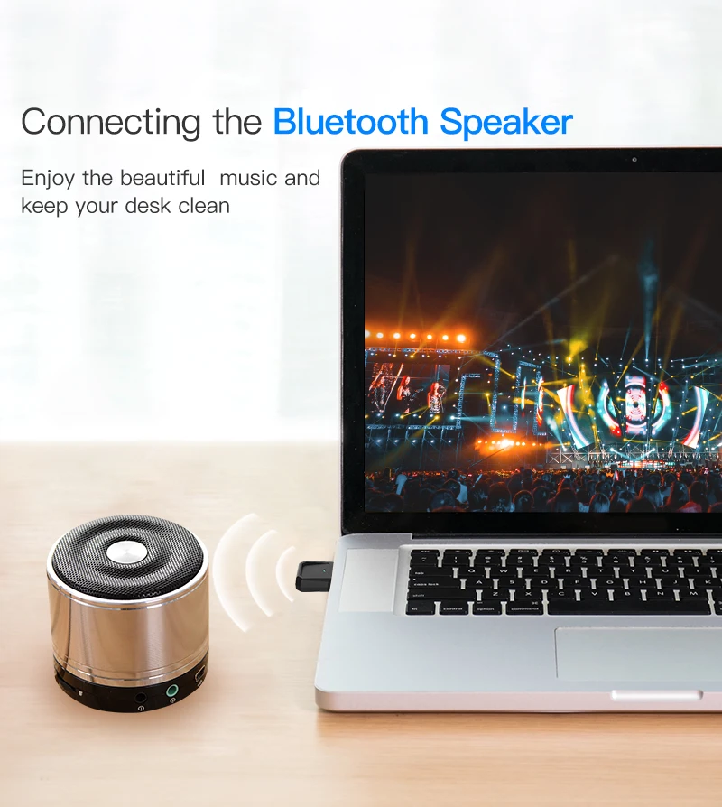 Новый беспроводной USB адаптер Bluetooth 5 0 для ПК ноутбука компьютера мыши клавиатуры