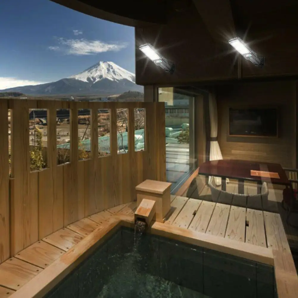 

Настенный светильник на солнечной батарее, индукционный садовый светильник с дистанционным управлением для дома и улицы, украшение для сте...