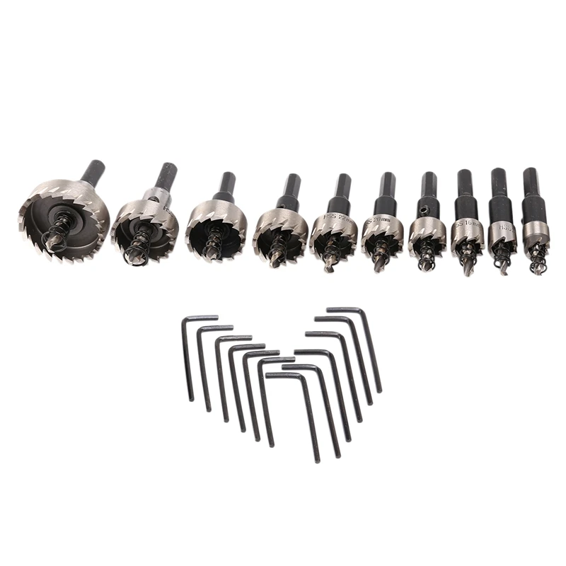 

Holesaw Tooth Kit Hss Steel Hole Saw Drill Bit Set Cutter Tool for Wood Metal Wood Alloy 12-40 mm