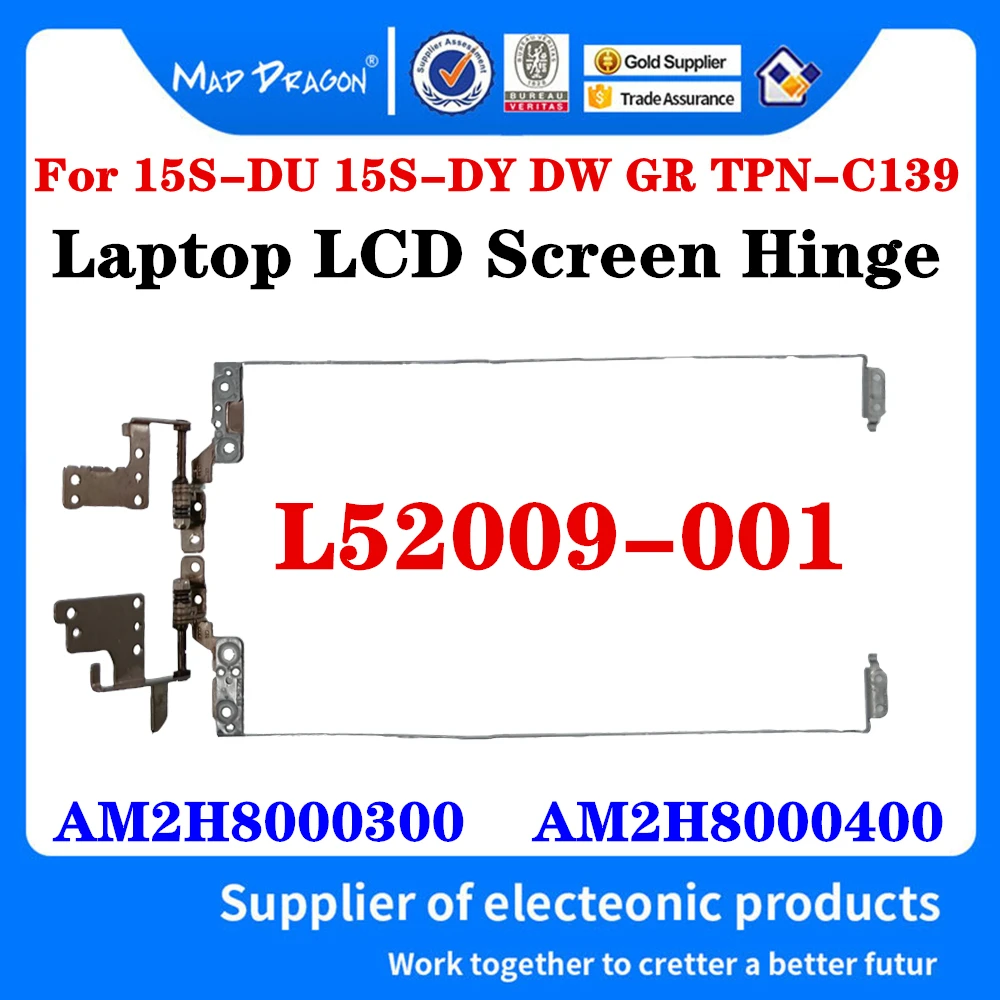 

New L52009-001 AM2H8000300 AM2H8000400 For HP 15s-dy 15s-du 15-CS 15-DW 15-DR TPN-C139 Laptop LCD Screen Hinge Axis Shaft Hinge