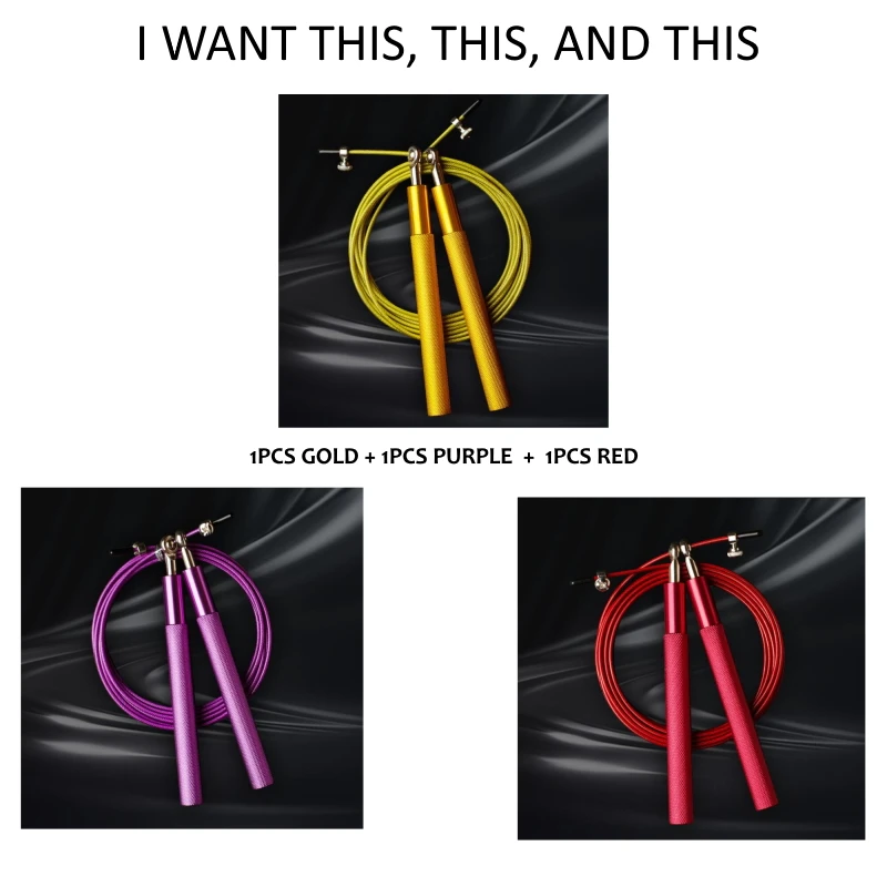 

Fast Bearing Skipping SURGE Rope Jump Rope Crossfit Men Women Workout Equipment Steel Home Gym Excercise Fitness Training