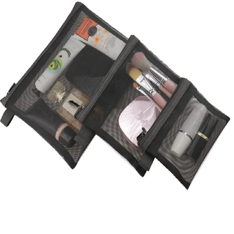 

Women Travel Cosmetic Bag Casual Zipper Small Large Make Up Makeup Case Organizer Set Toiletry Beauty Wash Kit Bags Pouch