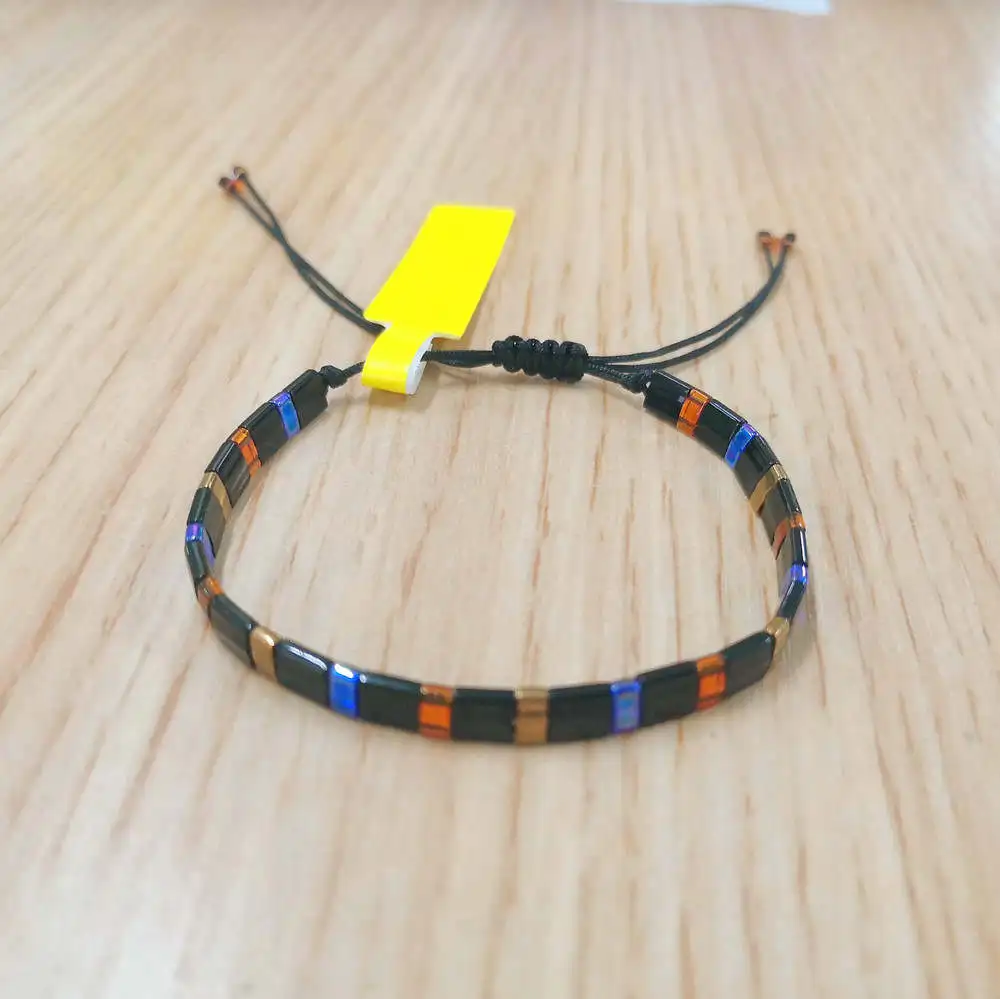 MI-B190246A Go2boho Тила бусы браслет Миюки Браслеты Женские богемные летние пляжные ювелирные изделия Pulseira Mujer Мода Дружба подарок - Окраска металла: MI-B190246A