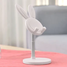 Aimitek Rabbit Phone Stand Universal Cute Pet Bunny Angle Height Adjustable Deskop Desk Holder for iPhone iPad Xiaomi Tablet PC