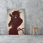 Картина с изображением брендо, настенное искусство, невероятные картины Джоджо с, домашний декор, японский аниме модульный постер для гостиной, рама