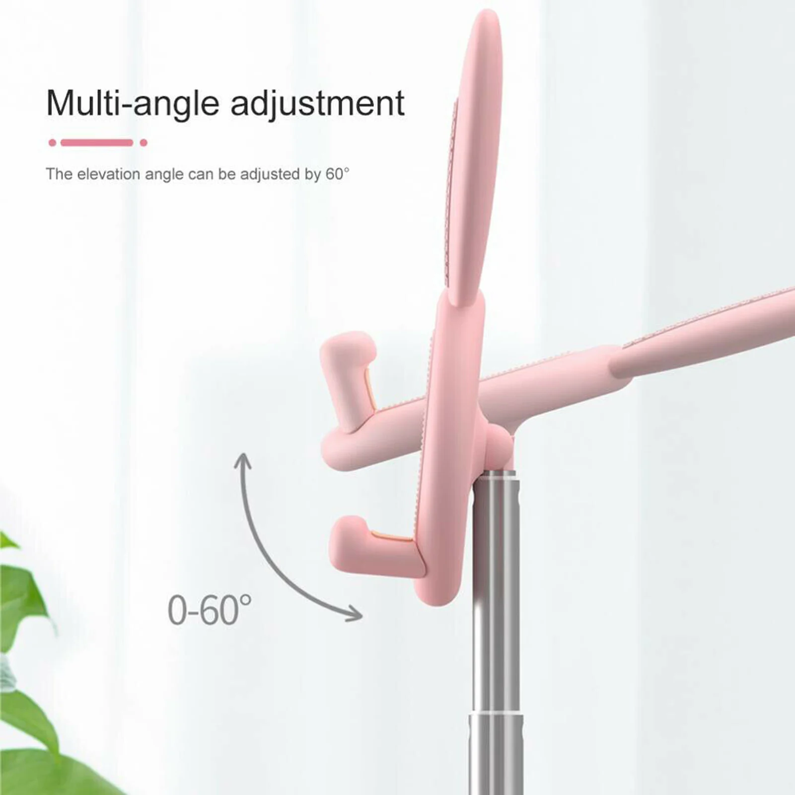 telescopic cartoon rabbit ears mobile phone holder adjustable tablet stand cute bunny desktop rack durable phone accessories free global shipping