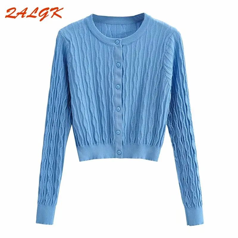 

Sweater Women Autumn New Products Women's Pure Color Simple Round Neck Woolen Long-sleeved Jacket Women Temperament Slim Top