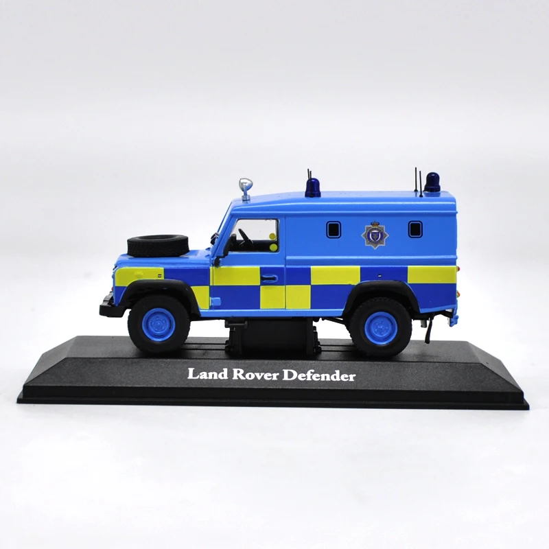 Высокотщательно 1:43 Defender Police SUV модель автомобиля из сплава статическая
