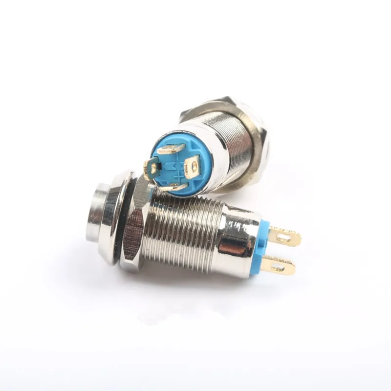 

12mm Metal waterproof momentary small push button switch