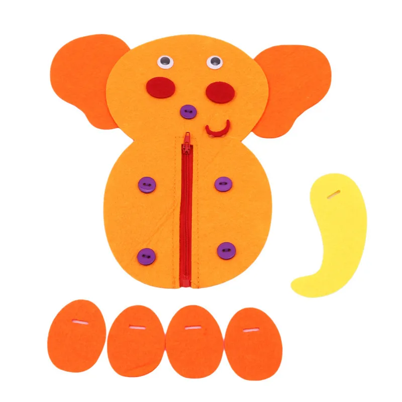 Ручная застежка молния кнопка для обучения в детском саду руководство сделай сам