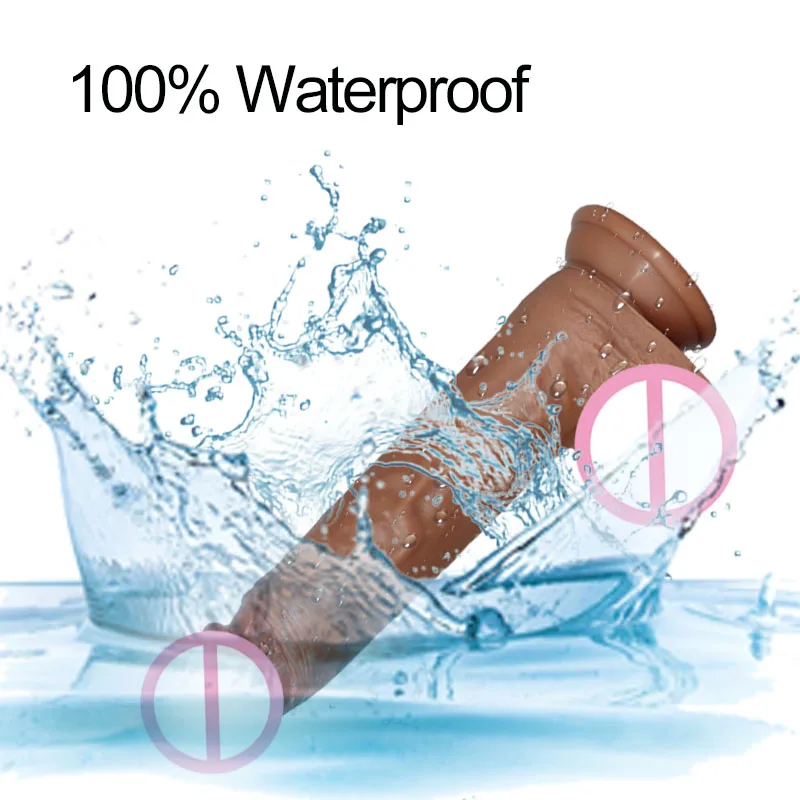 Реалистичный фаллоимитатор на ощупь мягкие фаллоимитаторы Анальный большой