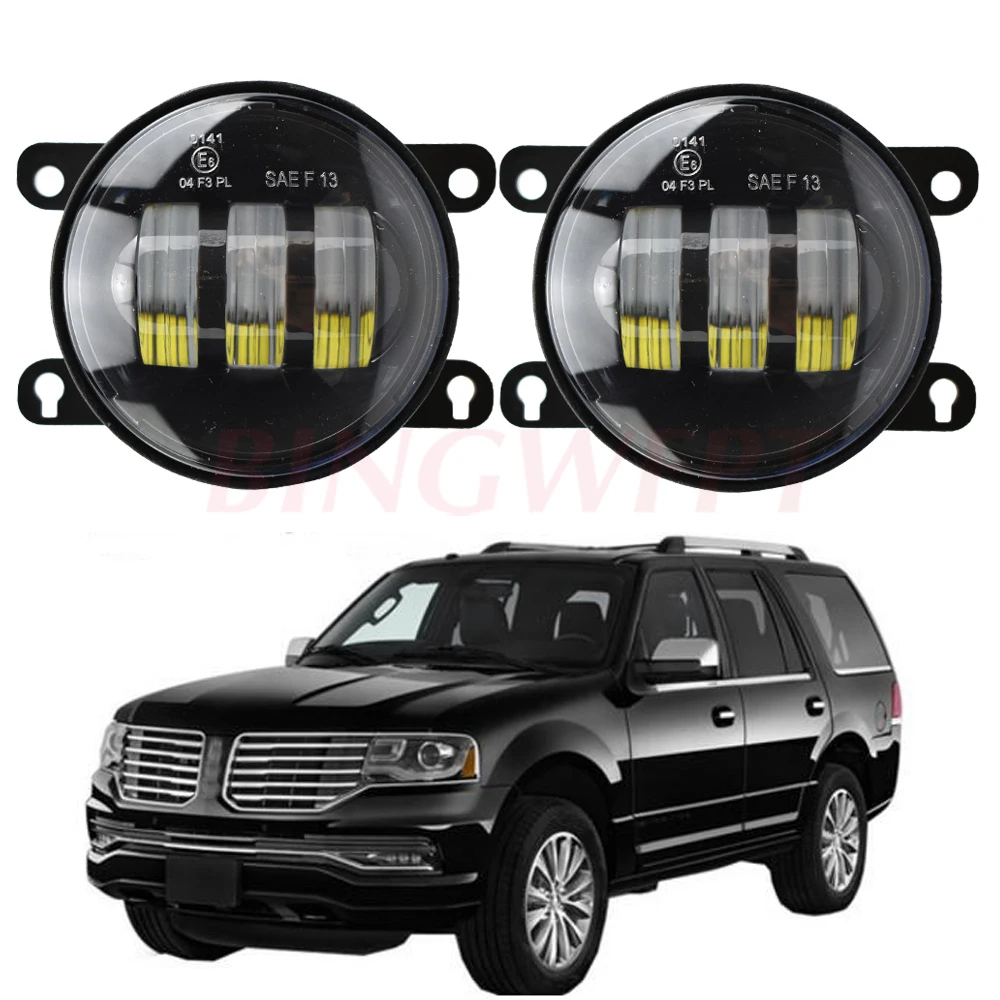 1 пара светодиодный туман светильник Лампа переднего бампера для Lincoln навигатор
